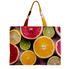 Oranges, Grapefruits, Lemons, Limes, Fruits Zipper Mini Tote Bag