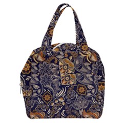 Paisley Texture, Floral Ornament Texture Boxy Hand Bag by nateshop