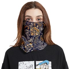 Paisley Texture, Floral Ornament Texture Face Covering Bandana (two Sides)