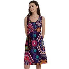 Pattern, Ornament, Motif, Colorful Classic Skater Dress