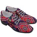 Pattern, Ornament, Motif, Colorful Women Heeled Oxford Shoes View3