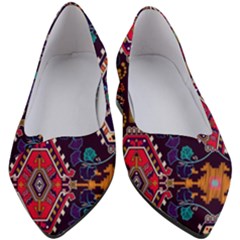 Pattern, Ornament, Motif, Colorful Women s Block Heels  by nateshop