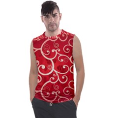 Patterns, Corazones, Texture, Red, Men s Regular Tank Top by nateshop