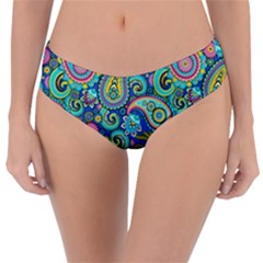 Patterns, Green Background, Texture Reversible Classic Bikini Bottoms