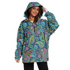 Patterns, Green Background, Texture Women s Ski And Snowboard Waterproof Breathable Jacket