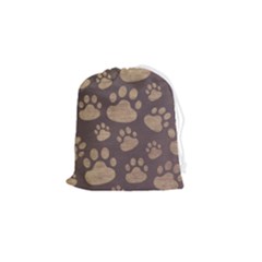 Paws Patterns, Creative, Footprints Patterns Drawstring Pouch (small) by nateshop