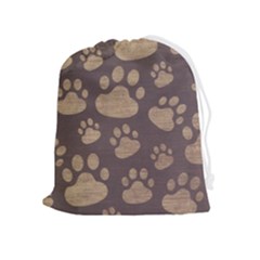 Paws Patterns, Creative, Footprints Patterns Drawstring Pouch (xl) by nateshop