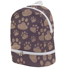 Paws Patterns, Creative, Footprints Patterns Zip Bottom Backpack