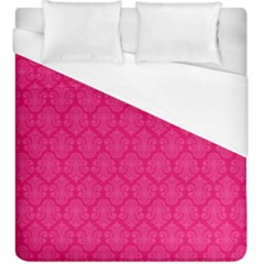 Pink Pattern, Abstract, Background, Bright, Desenho Duvet Cover (king Size) by nateshop