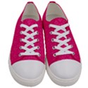 Pink Pattern, Abstract, Background, Bright, Desenho Men s Low Top Canvas Sneakers View1