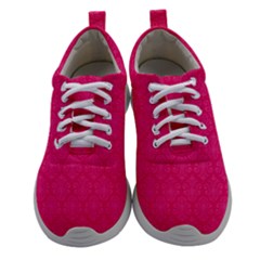 Pink Pattern, Abstract, Background, Bright, Desenho Women Athletic Shoes by nateshop