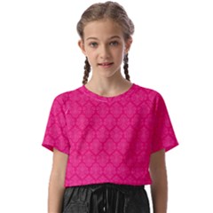Pink Pattern, Abstract, Background, Bright, Desenho Kids  Basic T-shirt by nateshop