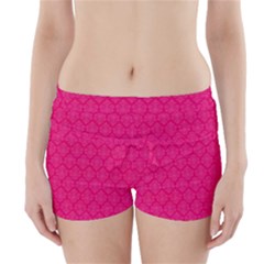 Pink Pattern, Abstract, Background, Bright, Desenho Boyleg Bikini Wrap Bottoms