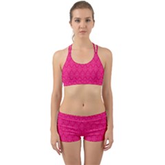 Pink Pattern, Abstract, Background, Bright, Desenho Back Web Gym Set by nateshop