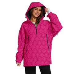 Pink Pattern, Abstract, Background, Bright, Desenho Women s Ski And Snowboard Waterproof Breathable Jacket