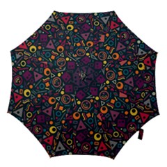 Random, Abstract, Forma, Cube, Triangle, Creative Hook Handle Umbrellas (large) by nateshop