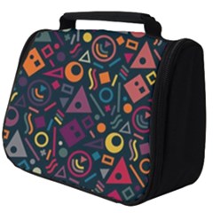 Random, Abstract, Forma, Cube, Triangle, Creative Full Print Travel Pouch (big)