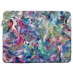 Abstract Confluence 17  Vertical Laptop Sleeve Case With Pocket