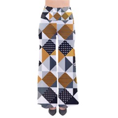 Pattern Tile Squares Triangles Seamless Geometry So Vintage Palazzo Pants