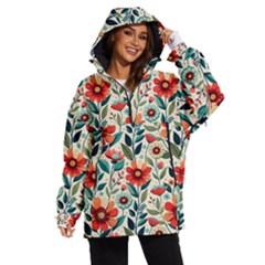 Flowers Flora Floral Background Pattern Nature Seamless Bloom Background Wallpaper Spring Women s Ski And Snowboard Waterproof Breathable Jacket