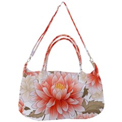 Flowers Plants Sample Design Rose Garden Flower Decoration Love Romance Bouquet Removable Strap Handbag