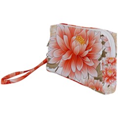 Flowers Plants Sample Design Rose Garden Flower Decoration Love Romance Bouquet Wristlet Pouch Bag (small)