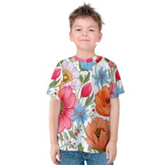 Flowers Plants Bouquets Decor Flower Decoration Garden Flower Shop Scent Romance Wallpaper Nature Kids  Cotton T-shirt