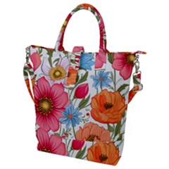 Flowers Plants Bouquets Decor Flower Decoration Garden Flower Shop Scent Romance Wallpaper Nature Buckle Top Tote Bag by Maspions