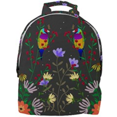 Bird Flower Plant Nature Mini Full Print Backpack by Maspions