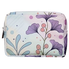 Flower Paint Flora Nature Plant Make Up Pouch (medium)