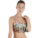 Books Flowers Book Flower Flora Floral Layered Top Bikini Top  View1