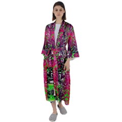 My Name Is Not Donna Maxi Satin Kimono by MRNStudios