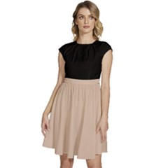 Fantastico Original Cap Sleeve High Waist Dress by FantasticoCollection