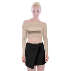 Fantastico Original Off Shoulder Top With Mini Skirt Set by FantasticoCollection