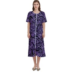 Enigmatic Plum Mosaic Women s Cotton Short Sleeve Nightgown by dflcprintsclothing