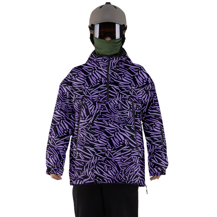 Enigmatic Plum Mosaic Men s Ski and Snowboard Waterproof Breathable Jacket