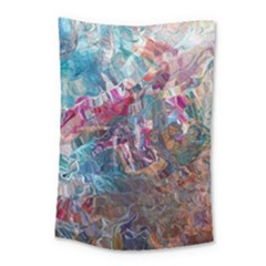 Straight Blend Module I Liquify 19-3 Color Edit Small Tapestry by kaleidomarblingart