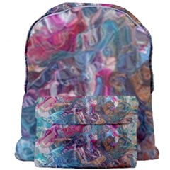 Straight Blend Module I Liquify 19-3 Color Edit Giant Full Print Backpack by kaleidomarblingart
