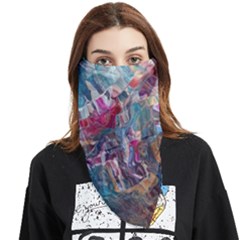 Straight Blend Module I Liquify 19-3 Color Edit Face Covering Bandana (triangle) by kaleidomarblingart