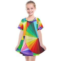 Bring Colors To Your Day Kids  Smock Dress