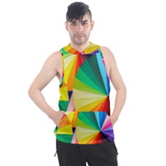 Bring Colors To Your Day Men s Sleeveless Hoodie by elizah032470