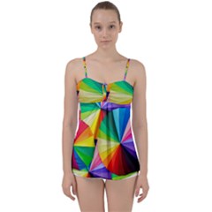 Bring Colors To Your Day Babydoll Tankini Top by elizah032470