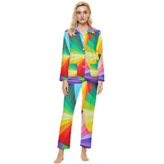 Bring Colors To Your Day Womens  Long Sleeve Velvet Pocket Pajamas Set by elizah032470