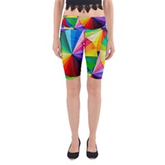 Bring Colors To Your Day Yoga Cropped Leggings by elizah032470