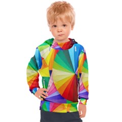 Bring Colors To Your Day Kids  Hooded Pullover by elizah032470
