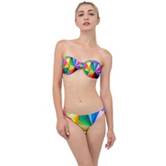 Bring Colors To Your Day Classic Bandeau Bikini Set by elizah032470