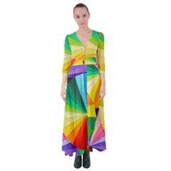 Bring Colors To Your Day Button Up Maxi Dress by elizah032470