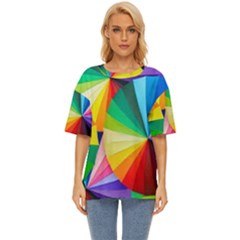 Bring Colors To Your Day Oversized Basic T-shirt