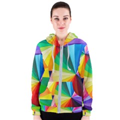 Bring Colors To Your Day Women s Zipper Hoodie by elizah032470