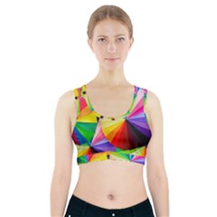 Bring Colors To Your Day Sports Bra With Pocket by elizah032470